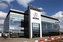 Российские материалы при строительстве японского автосалона Acura
