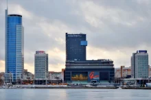 Безопасность фасадов отеля DoubleTree by Hilton в Минске выше с каменной ватой ТехноНИКОЛЬ Безопасность фасадов отеля DoubleTree by Hilton в Минске выше с каменной ватой ТехноНИКОЛЬ