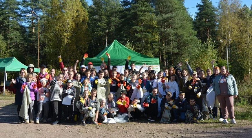 15-й юбилейный субботник: ТЕХНОНИКОЛЬ на «Чистых Играх» в Выборге!