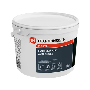 Клей для стеклообоев и стеклохолста готовый ТЕХНОНИКОЛЬ MASTER, 9 кг