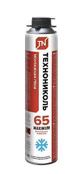 Пена монтажная профессиональная ТЕХНОНИКОЛЬ 65 MAXIMUM зимняя