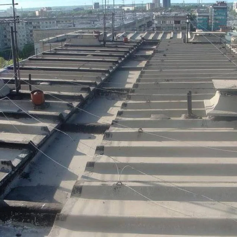 Капитальный ремонт лотковых кровель многоквартирных домов с применением ПВХ-мембран