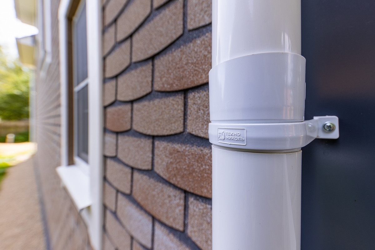 Пластиковая водосточная система ∅ 125/82 | ТЕХНОНИКОЛЬ