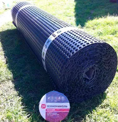 Нет бетонным работам! Делаю отмостку из щебня с защитно-дренажной мембраной PLANTER Geo